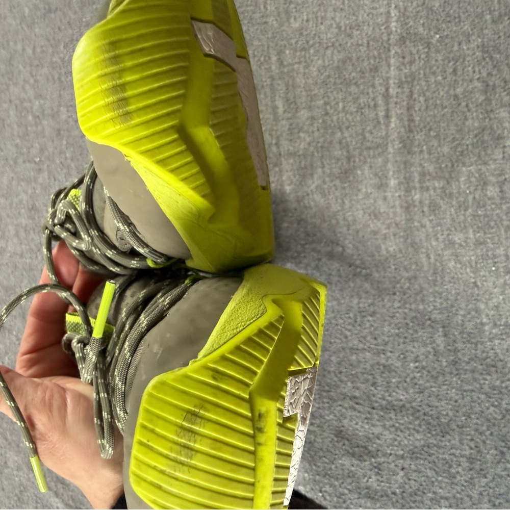 Sorel Women's Athletic Shoes in Gray and Neon Yellow - Picture 5 of 8